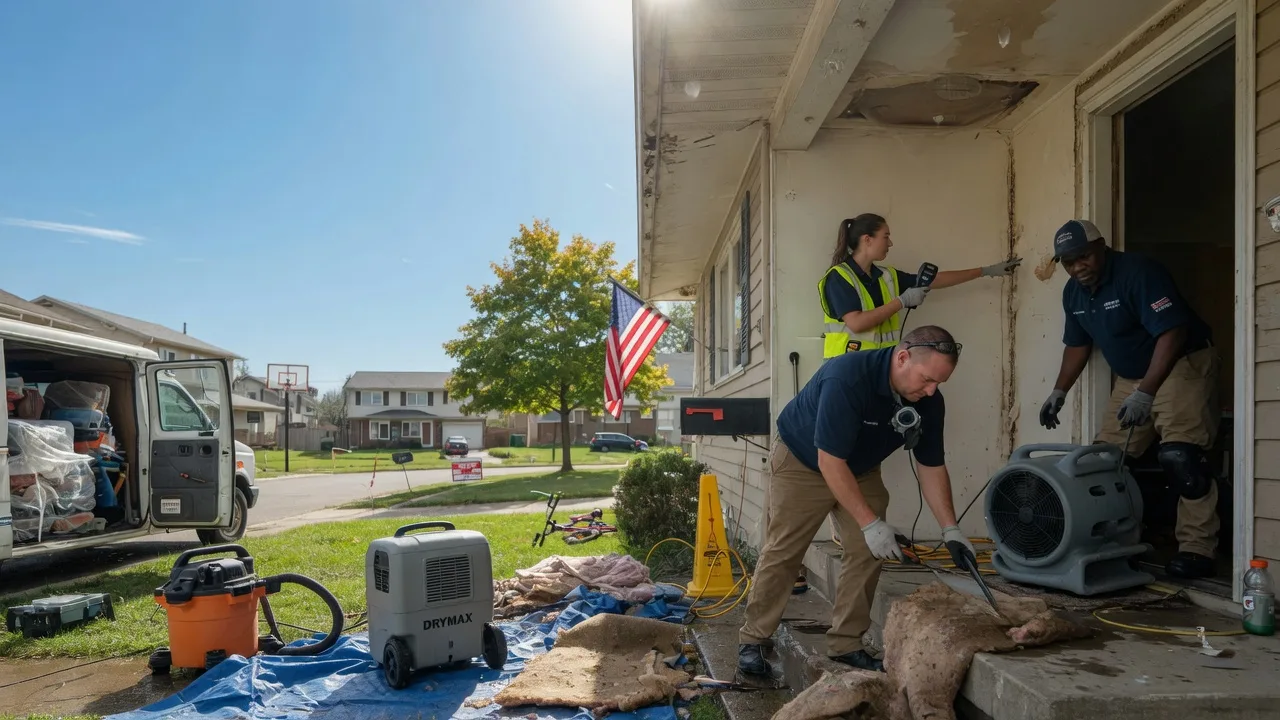 Water Damage Restoration in Hutchinson, PA near me
